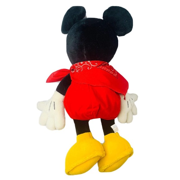 Vintage Disneyland Walt Disney World Parks Mickey Mouse Stuffed Plush 21" - Picture 6 of 7